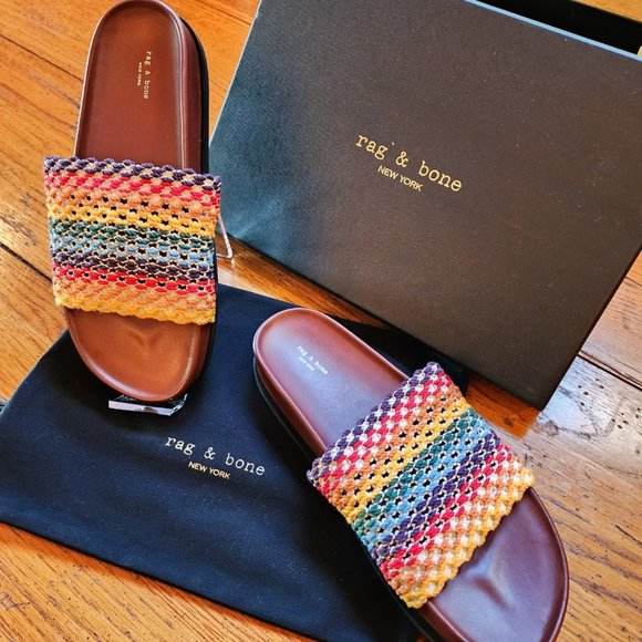 RAG & BONE Shoes - RAG AND BONE Bailey Slide Sandals Size 8 New With Tags